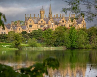 Brownlow House Landscape Print, Northern Ireland Architecture Wall Art