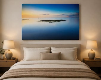 Lough Neagh Sunset Print | County Armagh Landscape Photography, Lake Wall Art