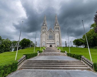 St Patrick’s Cathedral Armagh Print | Gothic Architecture Photography | Irish Landmark Wall Art