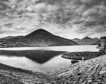 Silent Valley Mourne Mountains Print, County Down Landscape Photography Poster
