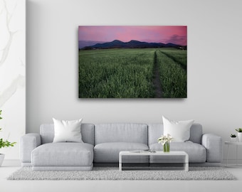 Mourne Mountains, County Down at sunset