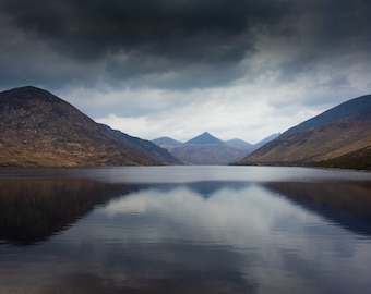 Silent Valley County Down Print | Mourne Mountains Vintage Travel Poster (Print & Canvas)