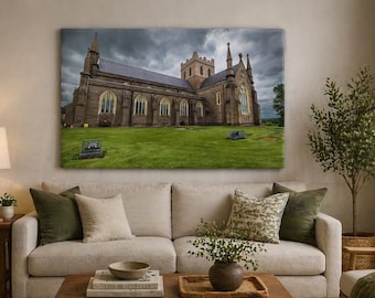 St. Patrick's Cathedral Armagh Print | Irish Architecture Photography, Historic Church Wall Art