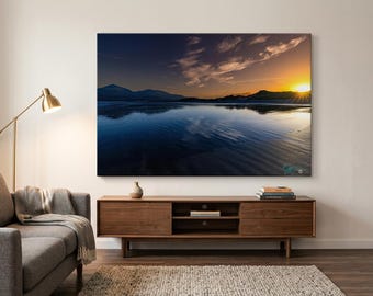 The Mourne Mountains, County Down taken at Murlough 2024 Golden Hour