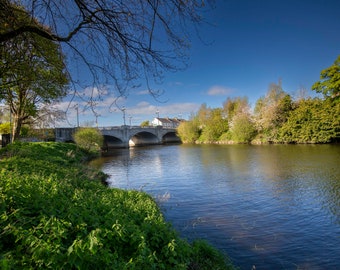 Portadown Bann Bridge Print | County Armagh River Landscape Wall Art