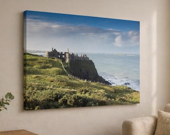 Dunluce Castle Print | County Antrim Coastal Sunset Photography (Print & Canvas)