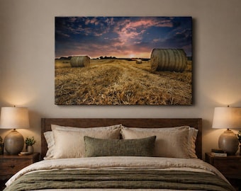 Bails of Straw, Lauervale, County Armagh, N.Ireland