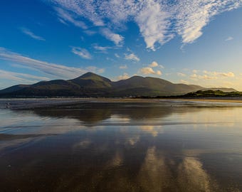 Mourne Mountains Murlough Beach Print | County Down Irish Landscape Wall Art