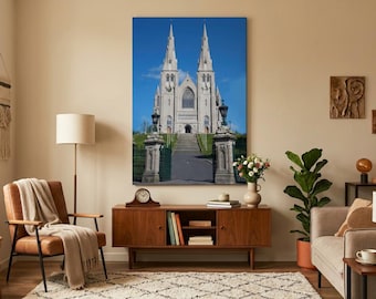 St Patrick’s Cathedral Armagh Print | Irish Church Architecture Wall Art Poster