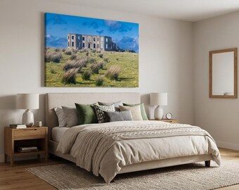 Downhill Demesne Print, Mussenden Temple, Coastal Ireland Landscape Photography Wall Art