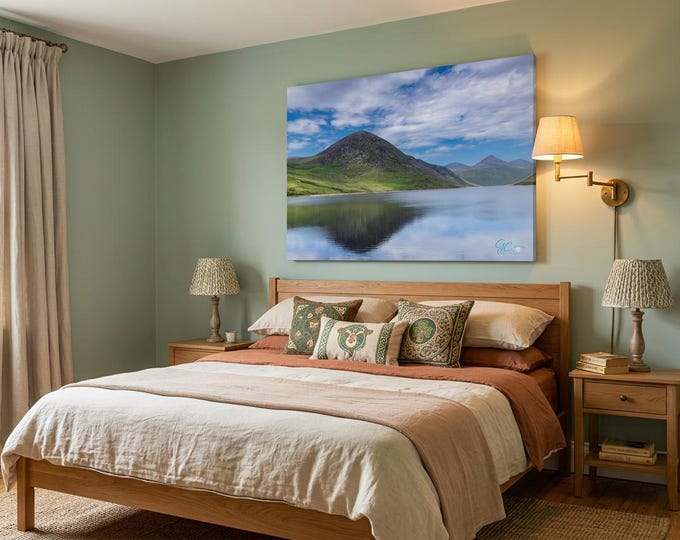 Silent Valley Print, Mourne Mountains, County Down Vintage Travel Poster
