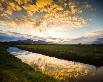 County Down Ireland Landscape Photograph: Serene Countryside Wall Art