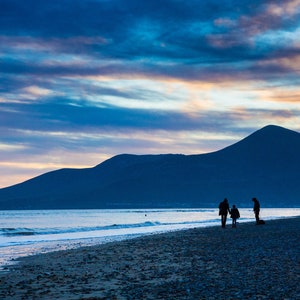 Las montañas de Mourne al atardecer / Murlough, condado de Down / Fotografía de Irlanda del Norte / Impresión Canon EOS
