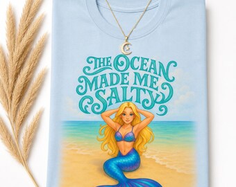 Salty Mermaid Unisex fine jersey tee