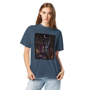 Unisex garment-dyed heavyweight t-shirt
