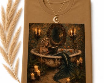Dark Mermaid Bath Unisex fine jersey tee