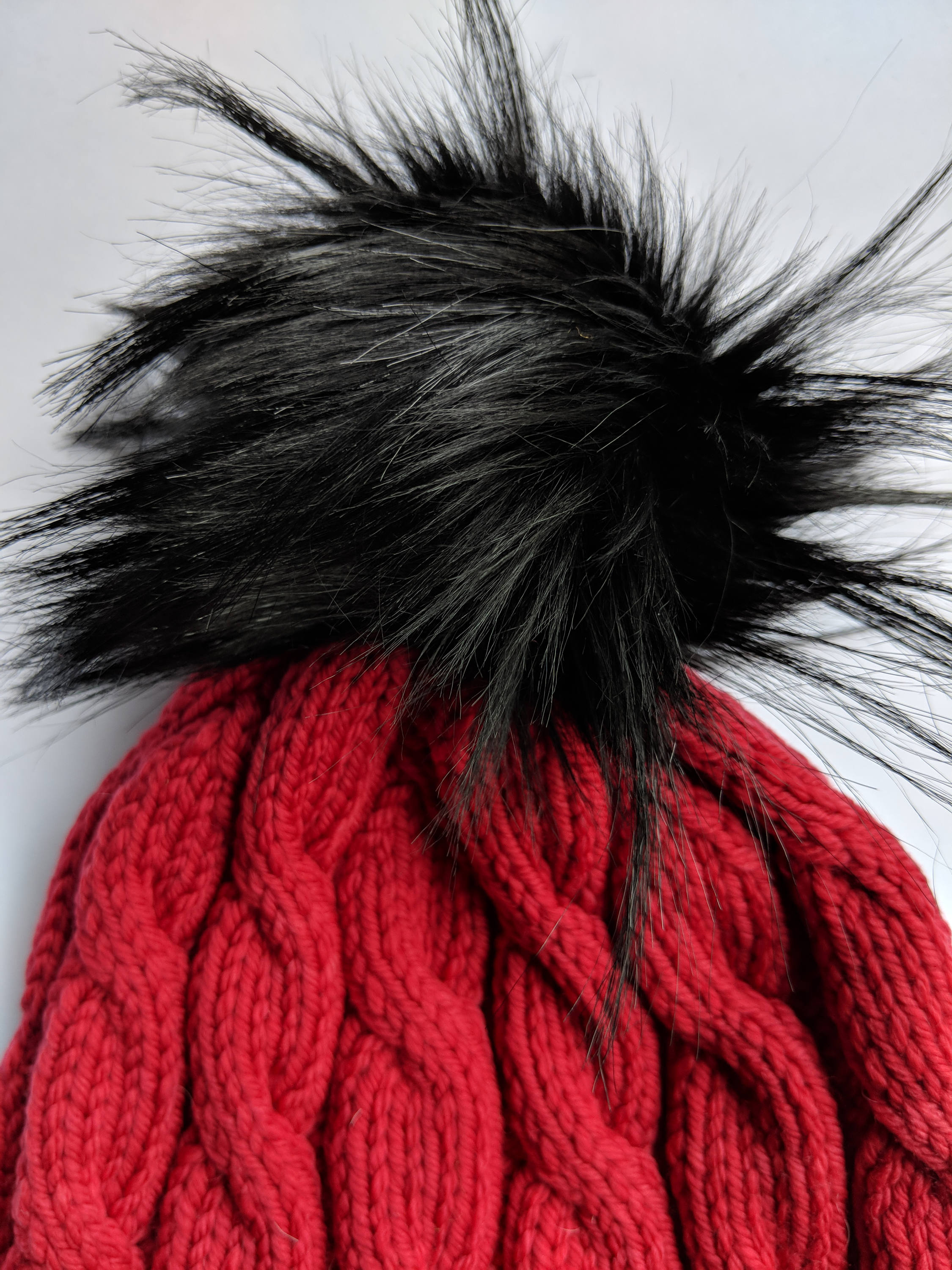 Black Yarn Destash, 2 Skeins, Bulky Faux Fur Pom, Acrylic Vegan Knitting  Crochet Yarn, Clearance Sale 