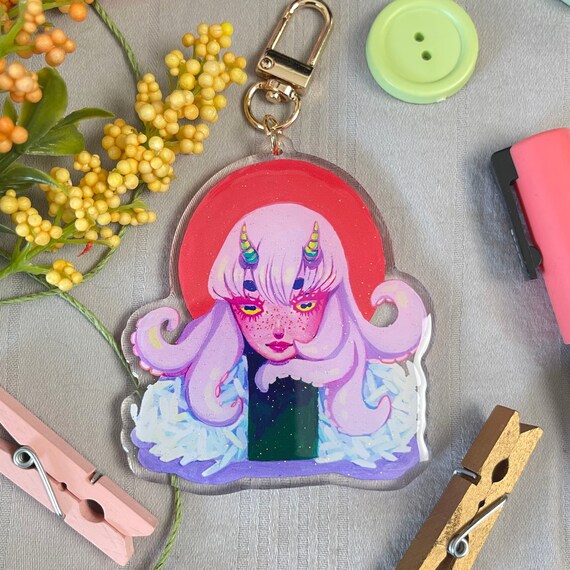 Epoxy acrylic shop keychain