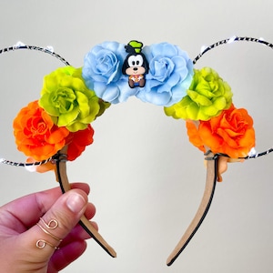 Goofy Inspired Ears | Mickey and Friends | Mouse Ears | Wire Flowers Ears