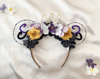 Ursula Inspired Ears | the Little Mermaid | Mouse Ears | Wire Flower Ears