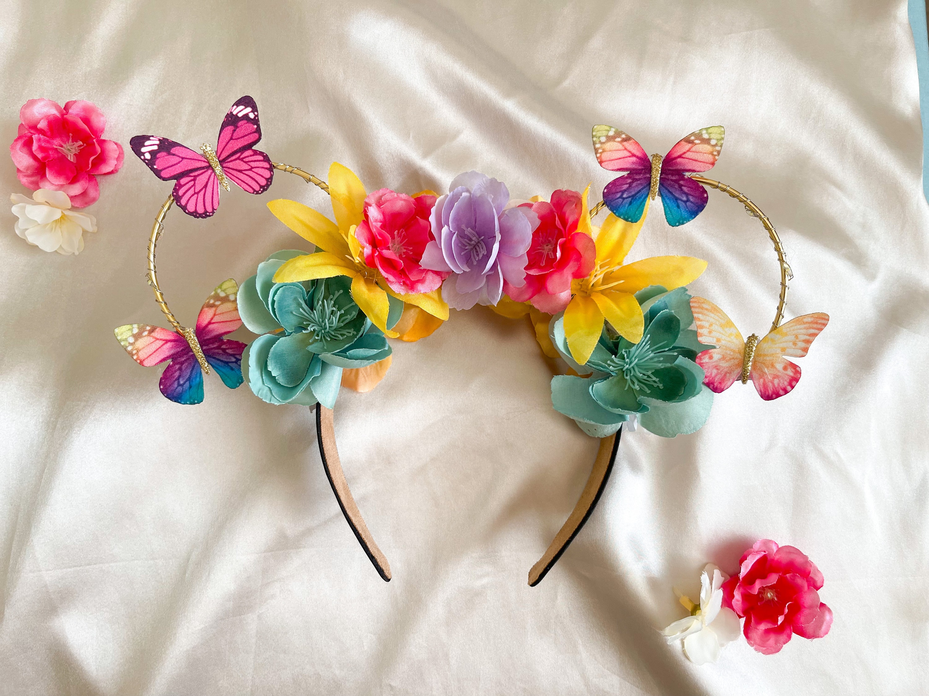 Disney Parks Encanto Flowers Butterflies Ears Headband for Adults Disney Parks Encanto Floral Butterfly | Mercari main image 2