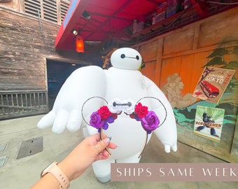 Baymax Inspired Ears | Big Hero 6 | Mouse ears | Flower Wire Ears