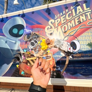 WALL-E and EVE Inspired Ears | WALL-E | Valentine's Day Ears | Mouse Ears | Wire Flowers Ears