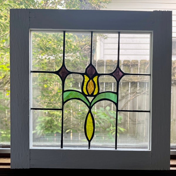 Stained Glass Small Panel Pattern Etsy