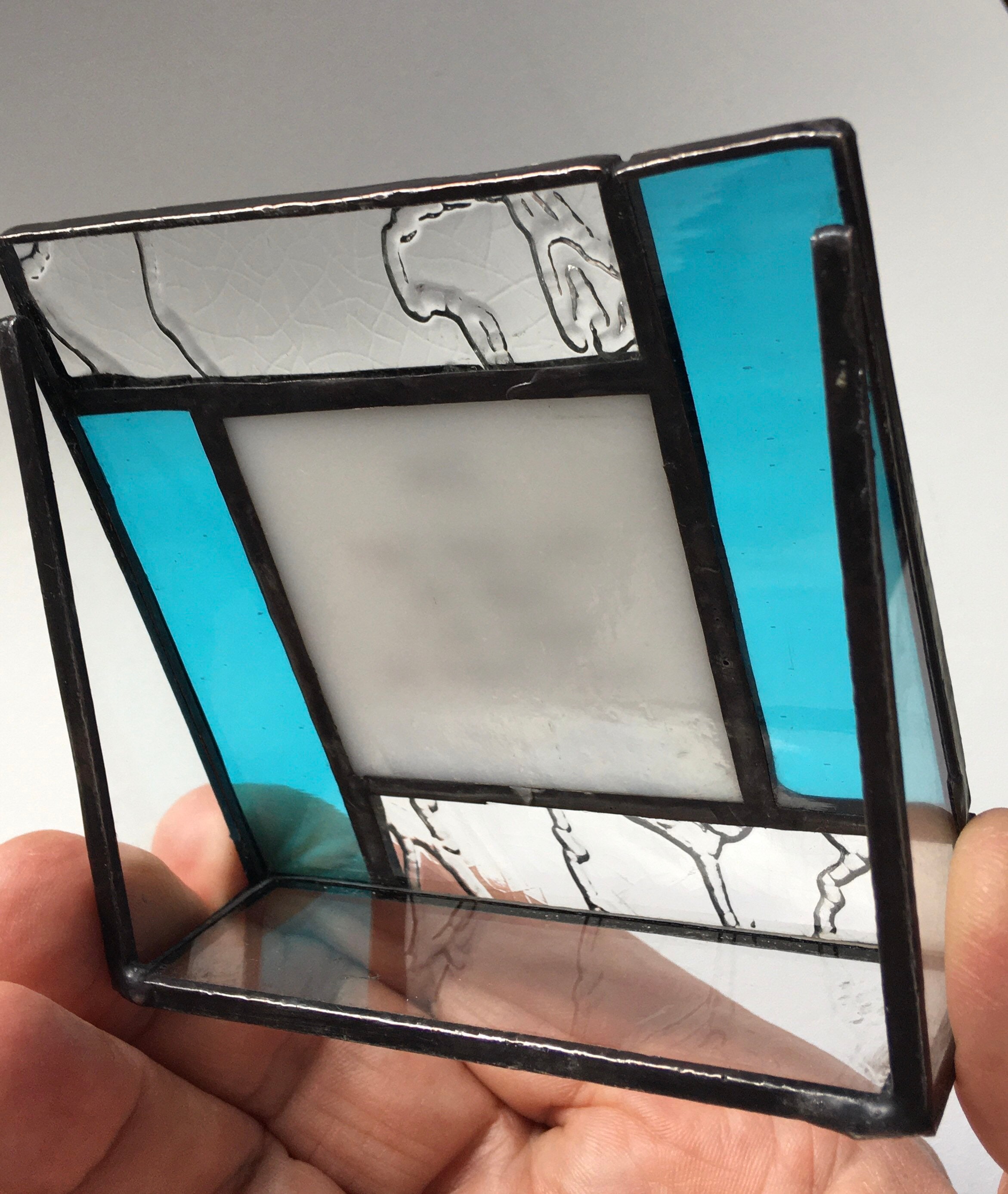 Personalized Confirmation gift for teen boy or teen girl in stained glass