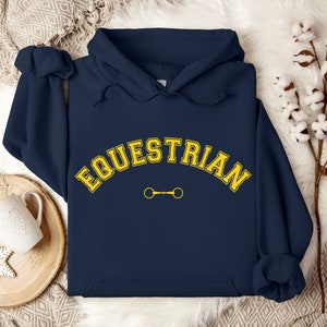 Gold Equestrian Collegiate Hoodie