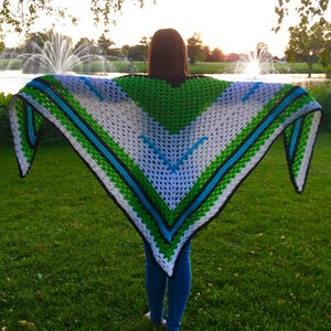 Green Paladin Shawl image 2