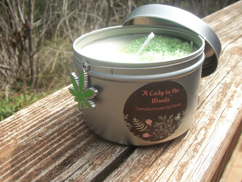Marijuana Candle Cannabis Candle Pot Candle Novelty Etsy