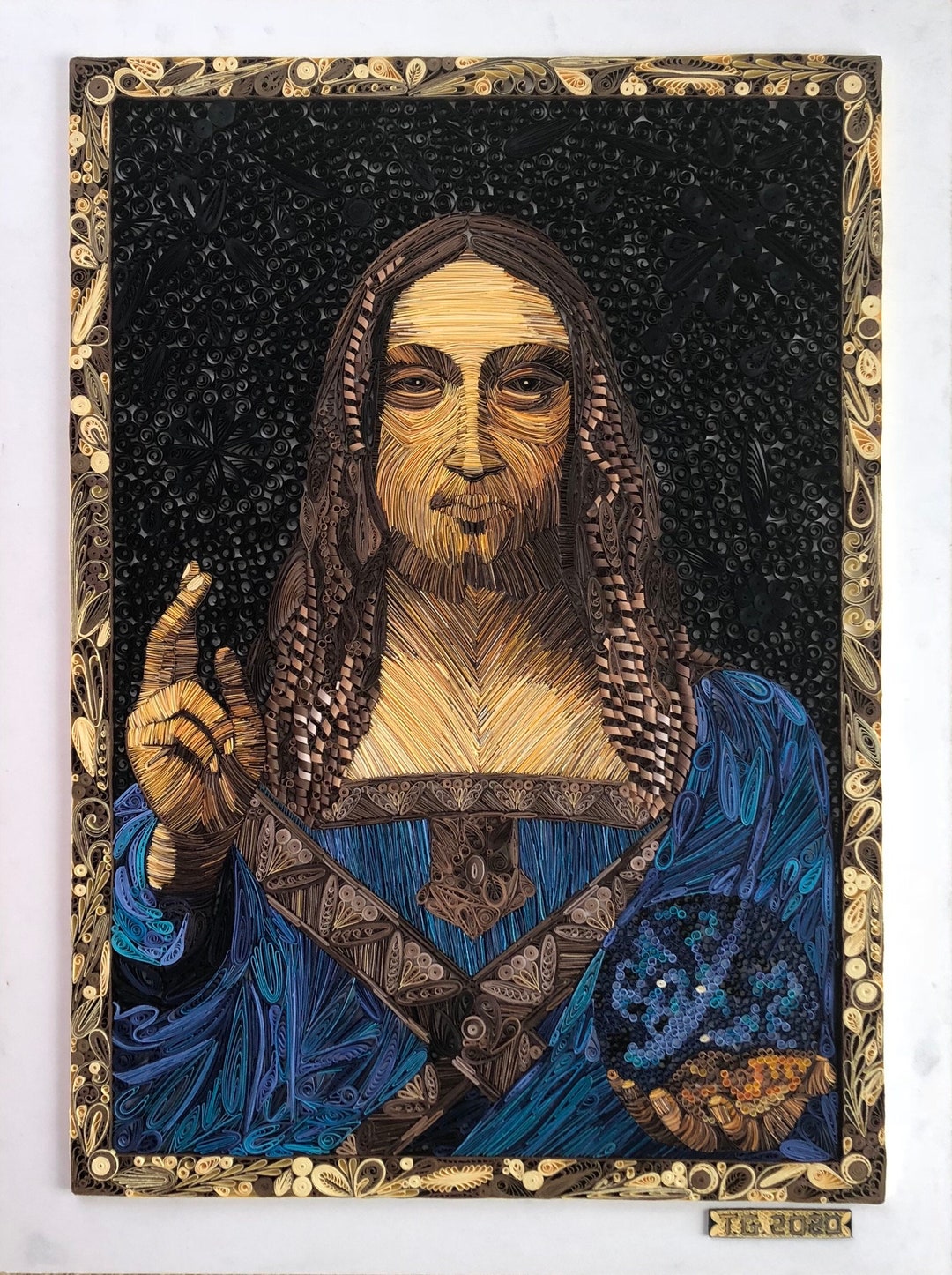 Christian Artleonardo Da Vinci's Salvator Mundisavior of the World