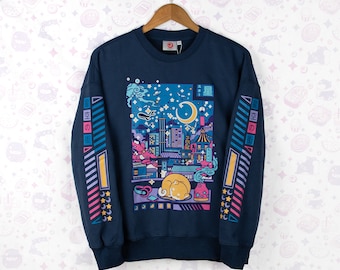 Starry Night Oversized Sweater