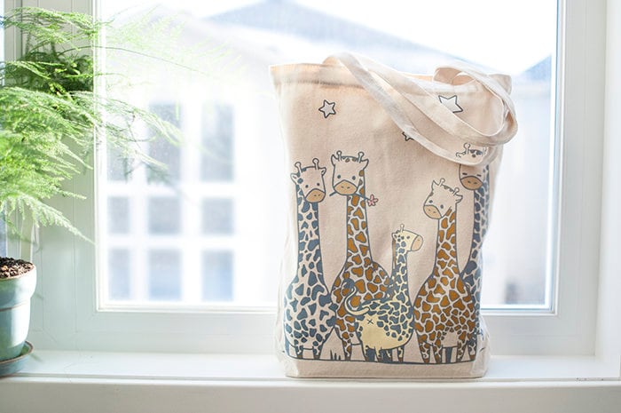 Giraffe Tote Bag