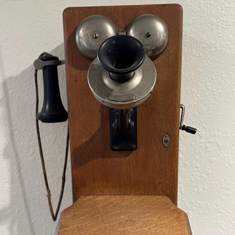 Antique Crank Phone Etsy