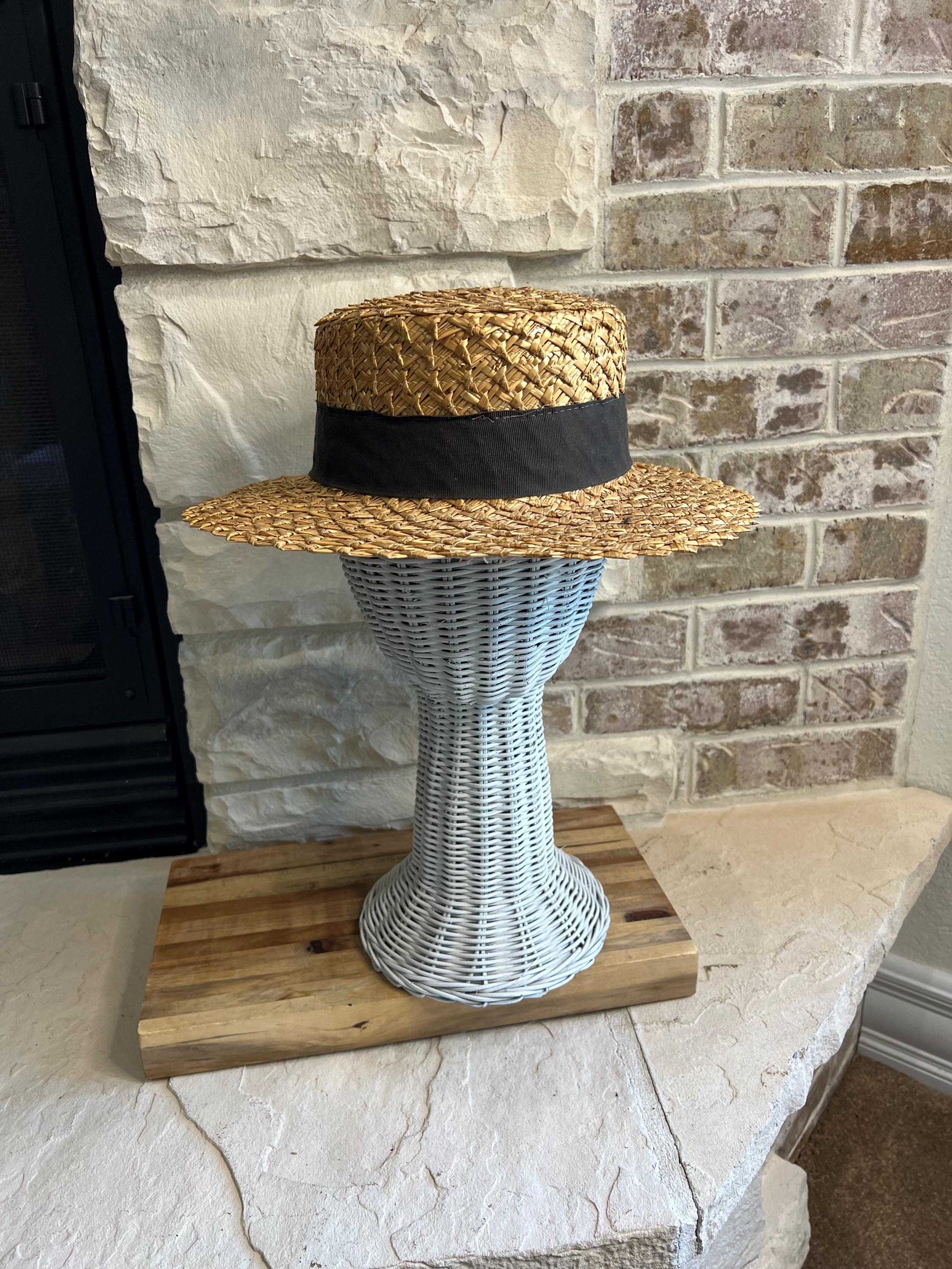 帽子 [EuroArchive]00s Italy Viscose Straw Hat EuroArchive]00s Italy Viscose Straw Hat