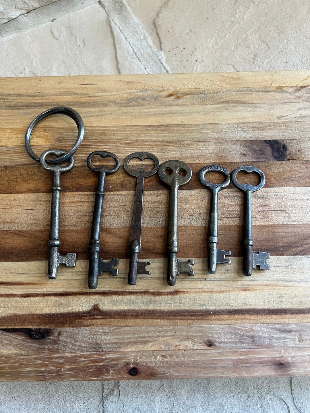 Skeleton Keys Bundle of Vintage Skeleton Keys for Sale One Sargent 3