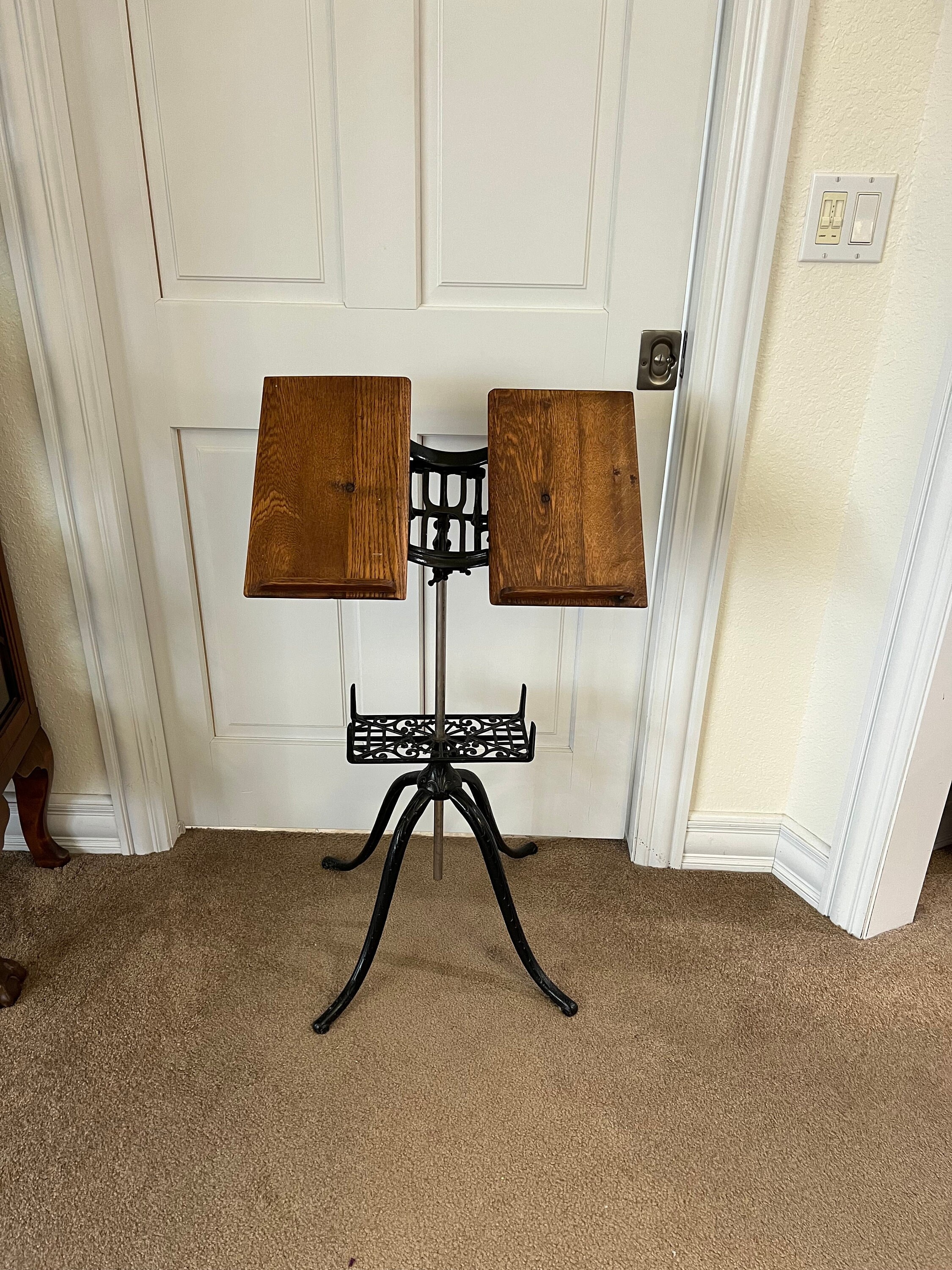 Rare Antique Rookwood 1922 Oxblood Bird Vine 5Sided Small