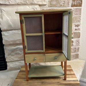 Vintage Tea Cabinet - Etsy