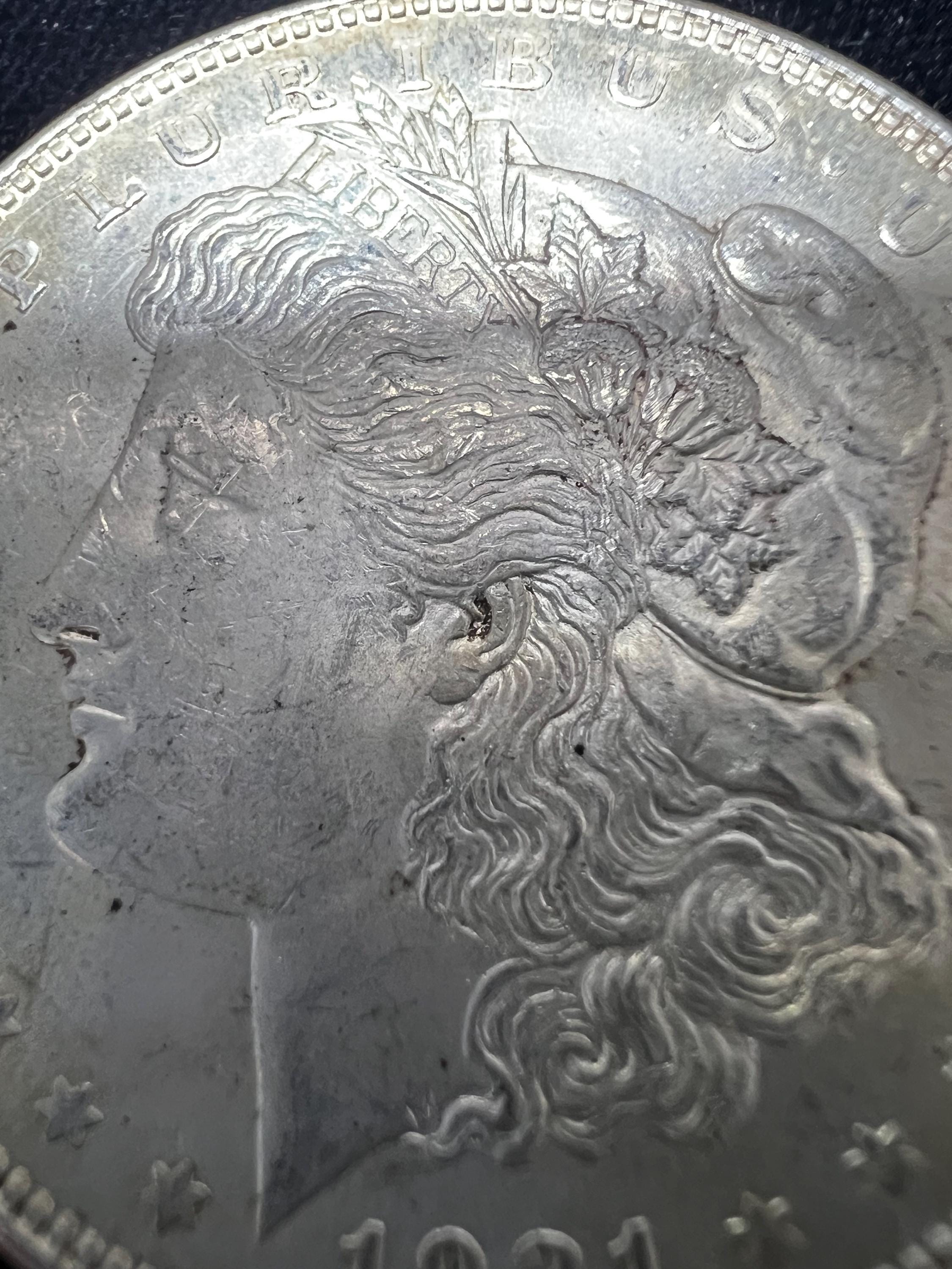 1921 Morgan Silver Dollar: Vintage Liberty Head U.S. Coin - Etsy