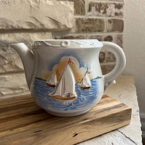Sailboat Teapot - Etsy