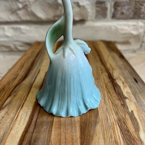 Vintage Porcelain Flower Bell | Pastel Ceramic Bell | Floral Home Decor | Collectible Made in China