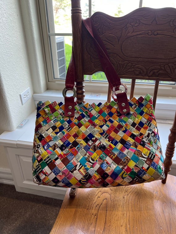 Hand Crafted Purse ~ Nahui Oilin candy wrapper pur