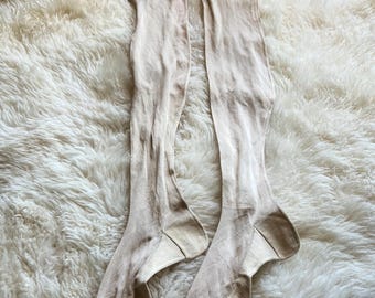 Vintage 1940's fully fashioned nylon seamed stockings ~ Retro pin up hosiery ~ mid century lingerie collectible ~ stockings