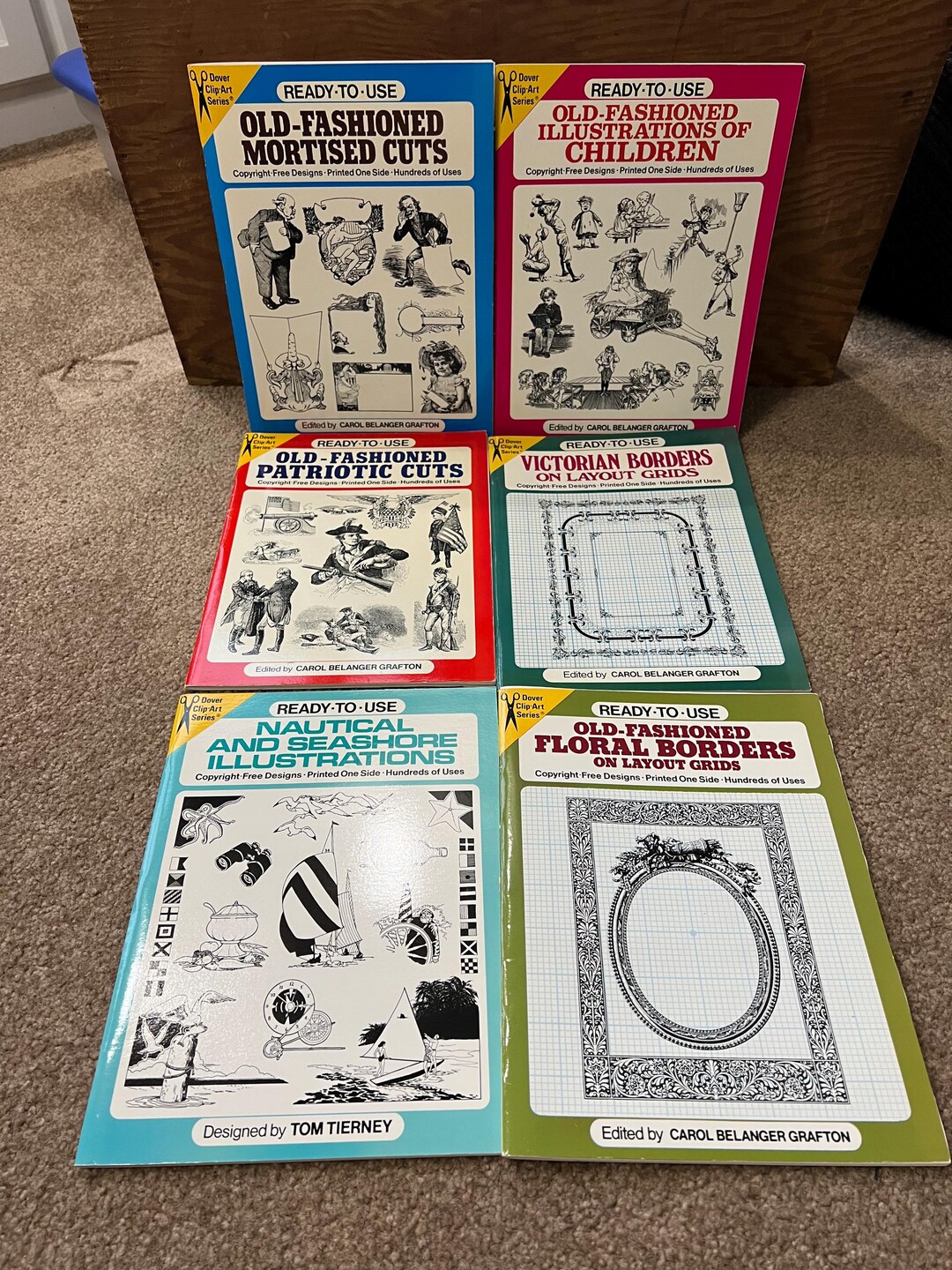 Six Old Fashion Dover Clip Art Series Books by Carol Belanger Grafton ...