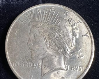 1923 Peace Silver Dollar: Circulated 90% Silver U.S. Coin