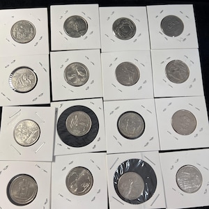 Lot of 16 State Quarters - U.S. 50 State Quarter Collection - Individually Slabbed Coins (1999-2008)