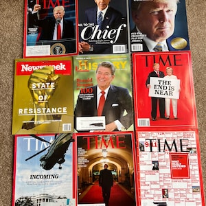 Political History Magazines: Trump, Obama, Reagan, Clinton - 2000s-2010s