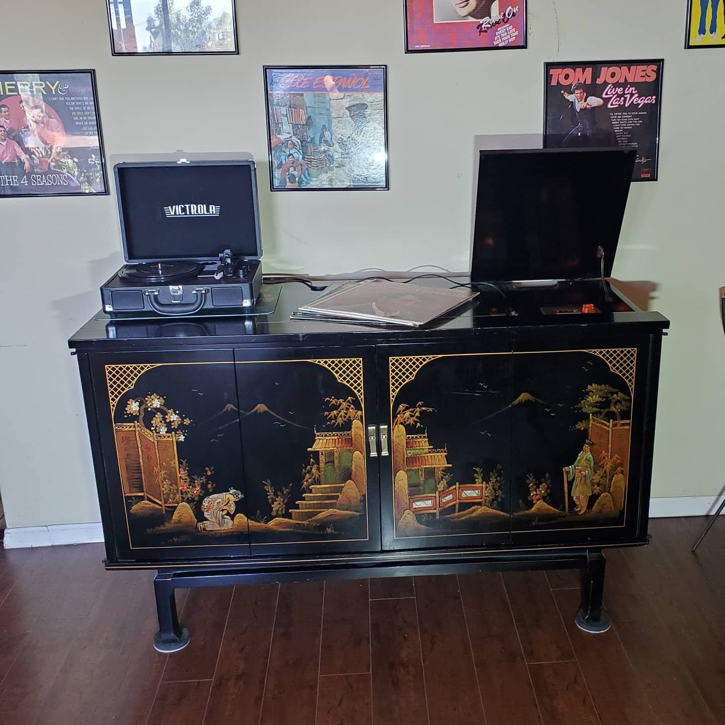 Mid Century 1960's Olympic TV Bar Console With Bluetooth Etsy